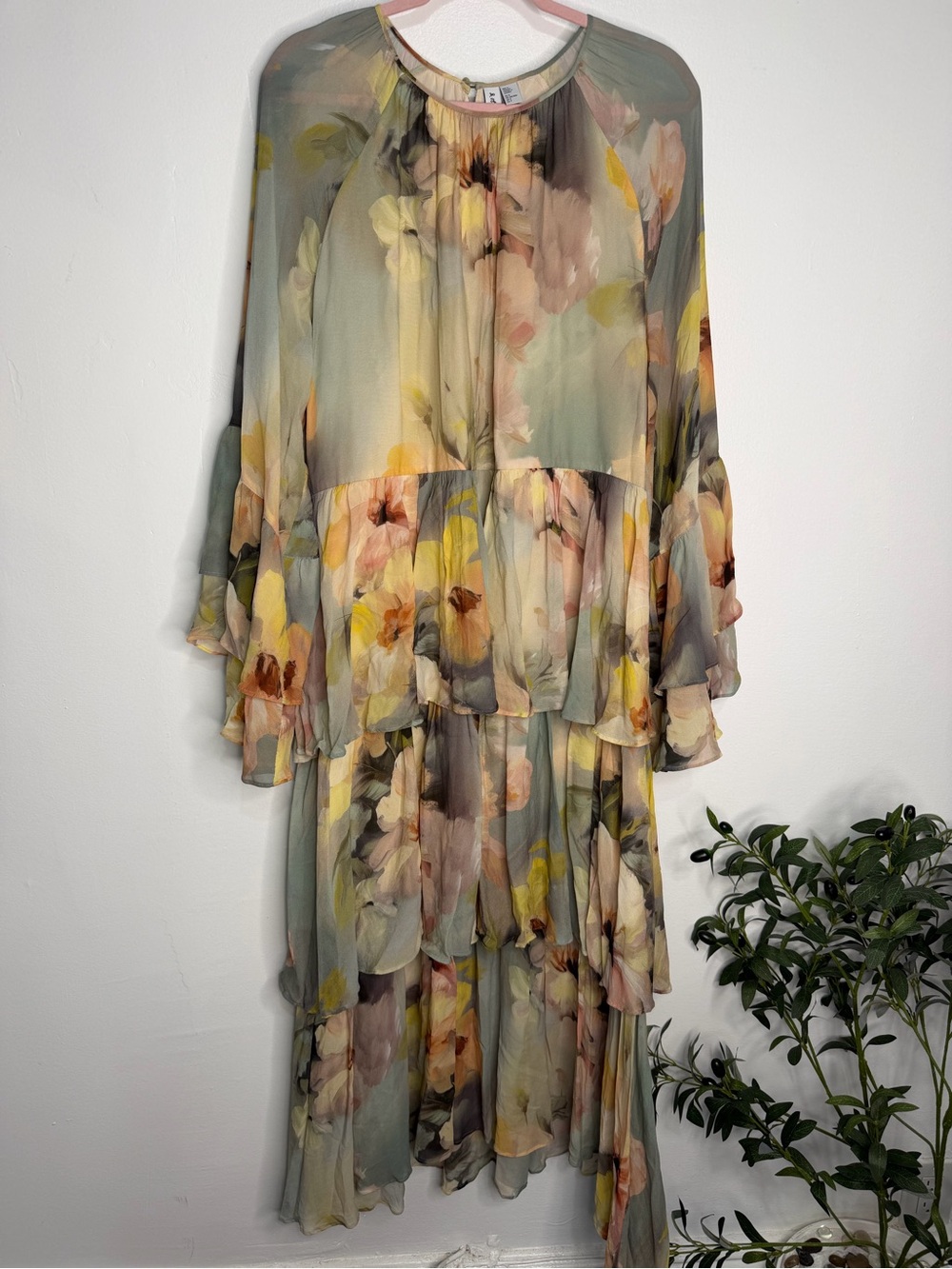 OTHER & STORIES FLOUNCED MAXI DRESS - Picture 5 of 8